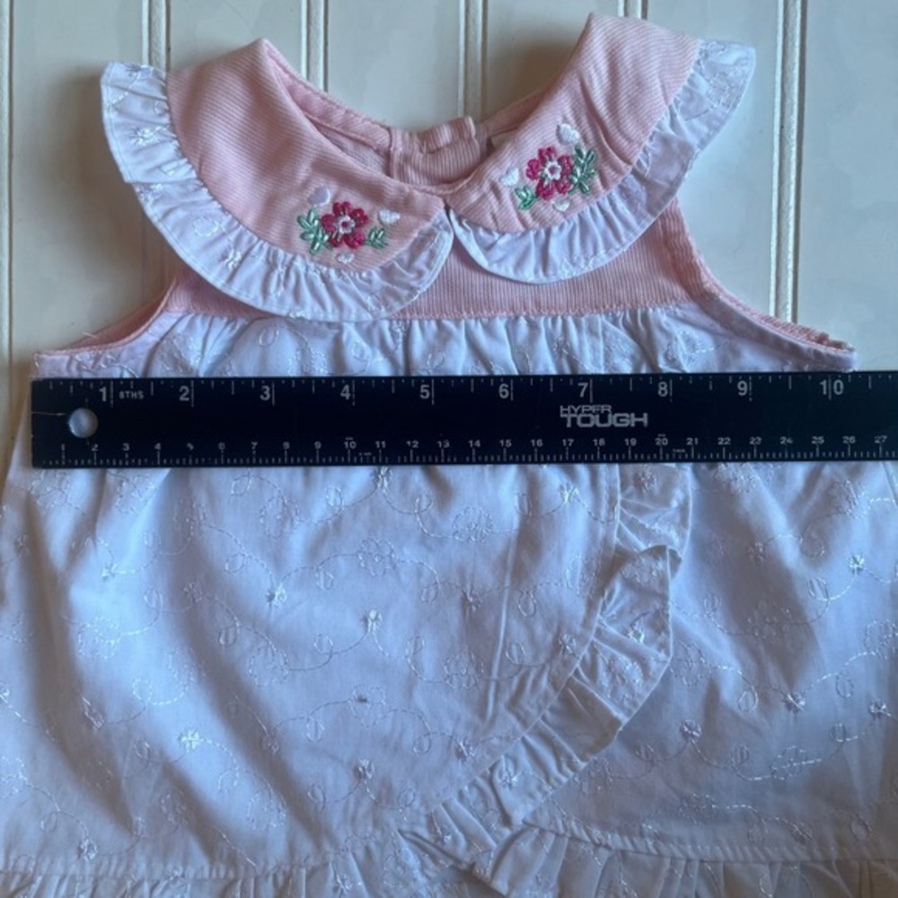Vintage Baby Girl 3-6M Clothing Bundle Carter's Dresses Sunsuit Spring Lot - Picture 10 of 16